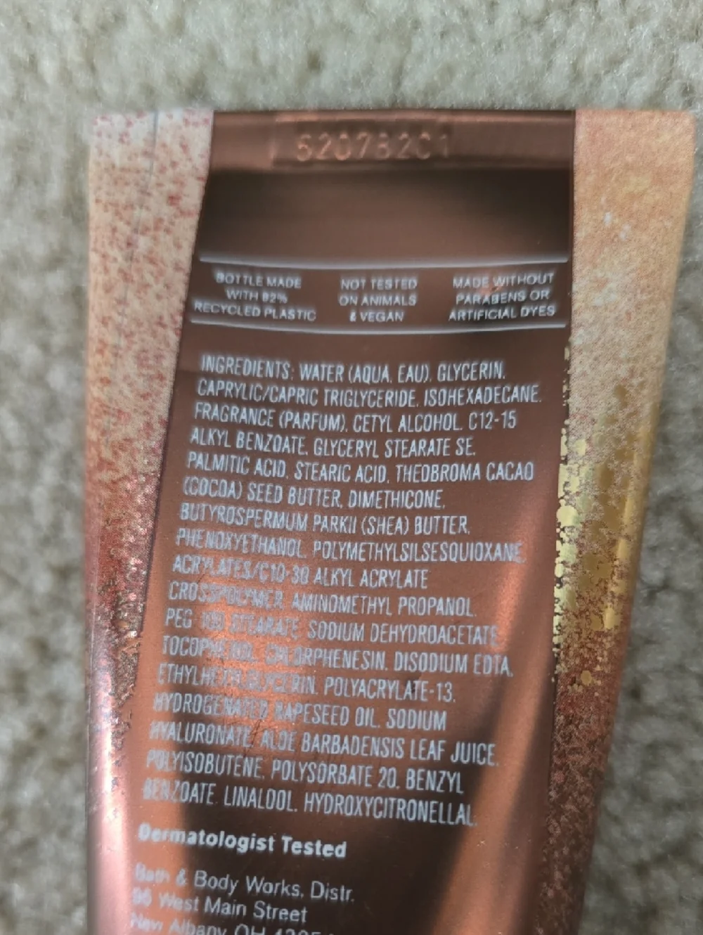Bath & Body Works Warm Vanilla Sugar Body Cream - *Opened